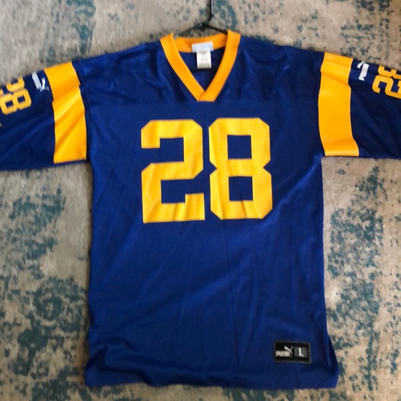 COPY - COPY - Throwback Marshall Faulk St.louis Rams jer… - Picture 1 of 2